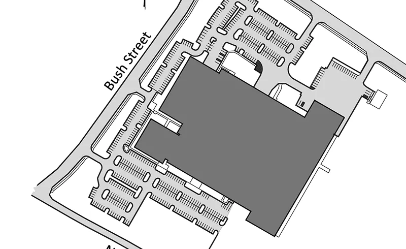 Beltline Education Center Visitor Parking Map