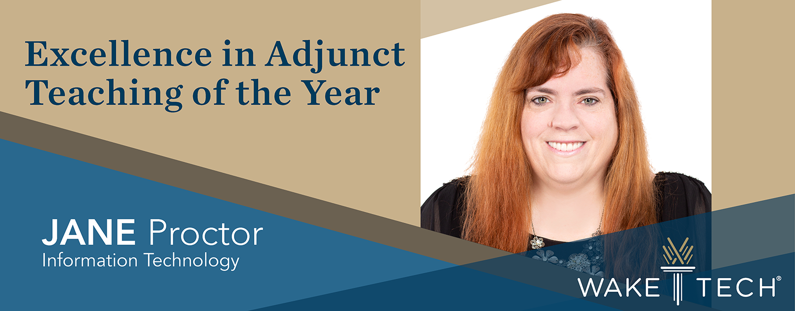 Jane Proctor - Adjunct Excellence in Teaching 