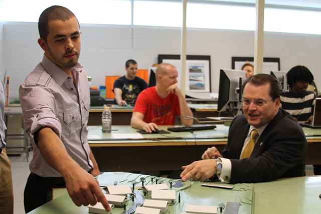 Amilcar Garcia, Dr. Stephen Scott, Wake Tech President
