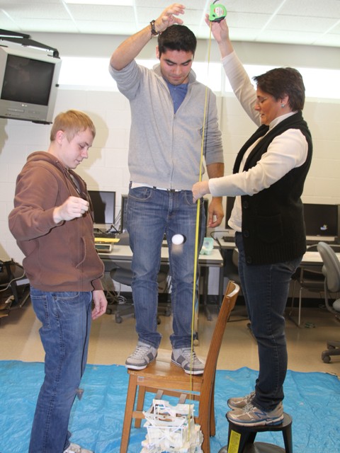 Splat! Wake Tech Pre-Engineering Students Face Off in Egg-Citing Contest