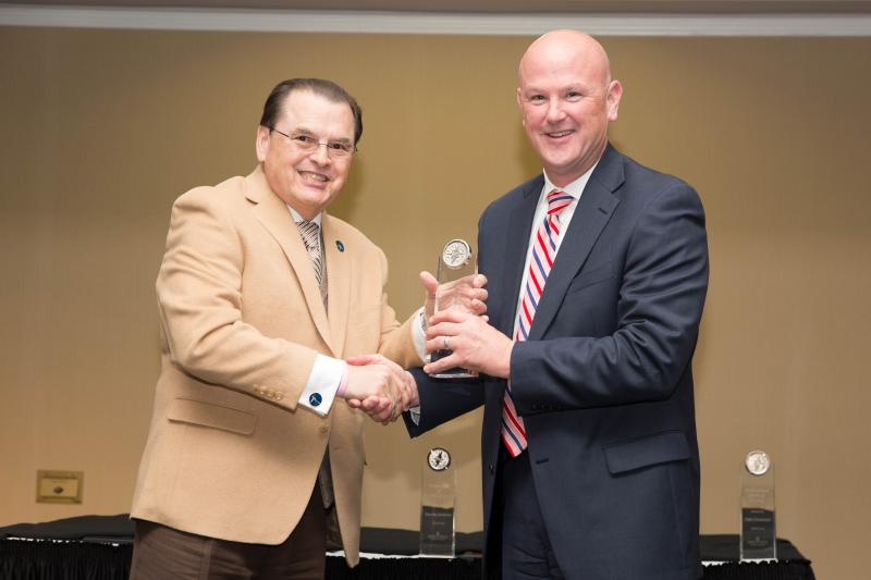 Dr. Stephen Scott, Wake Tech President; Judge Paul Gessner, NC Superior Court