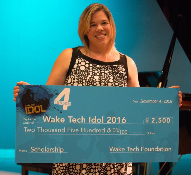 Staci Irizarry Named 2016 Wake Tech Idol