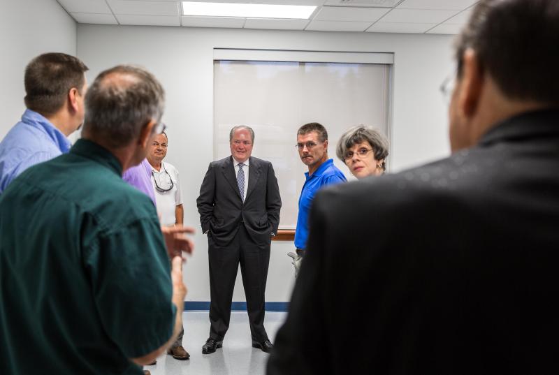 U.S Representative George Holding Visits Wake Tech