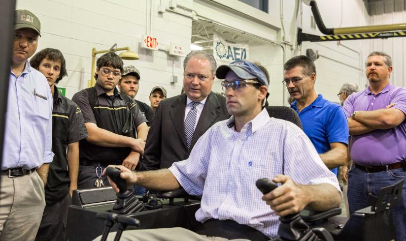 U.S Representative George Holding Visits Wake Tech