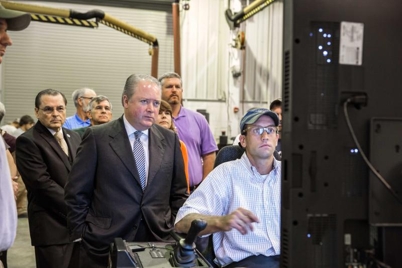 U.S Representative George Holding Visits Wake Tech