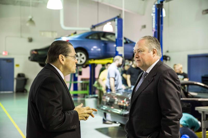 U.S Representative George Holding Visits Wake Tech