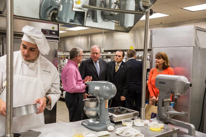 U.S Representative George Holding Visits Wake Tech