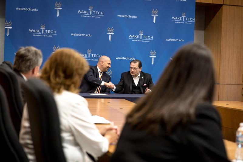 New Partnership between Wake Tech and William Peace University