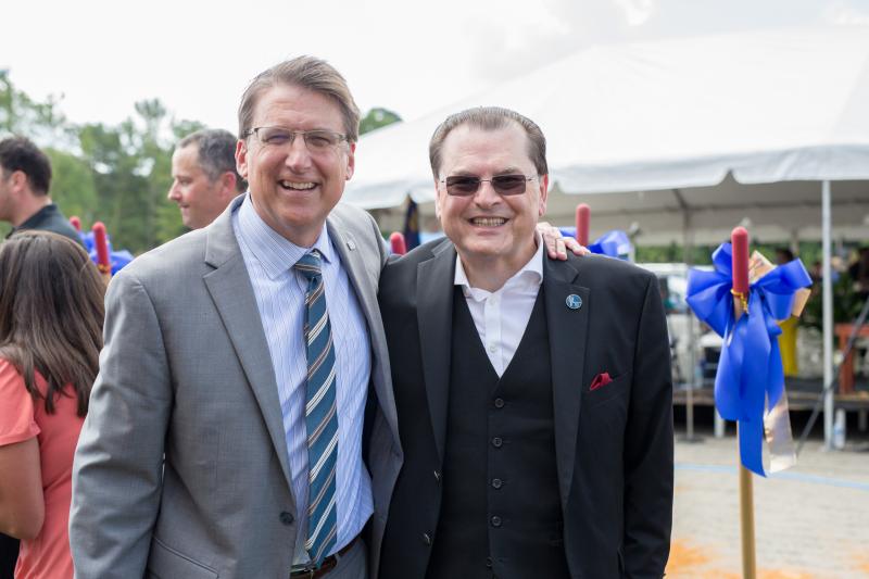 Gov. Pat McCrory, NC; Dr. Stephen Scott, Wake Tech President