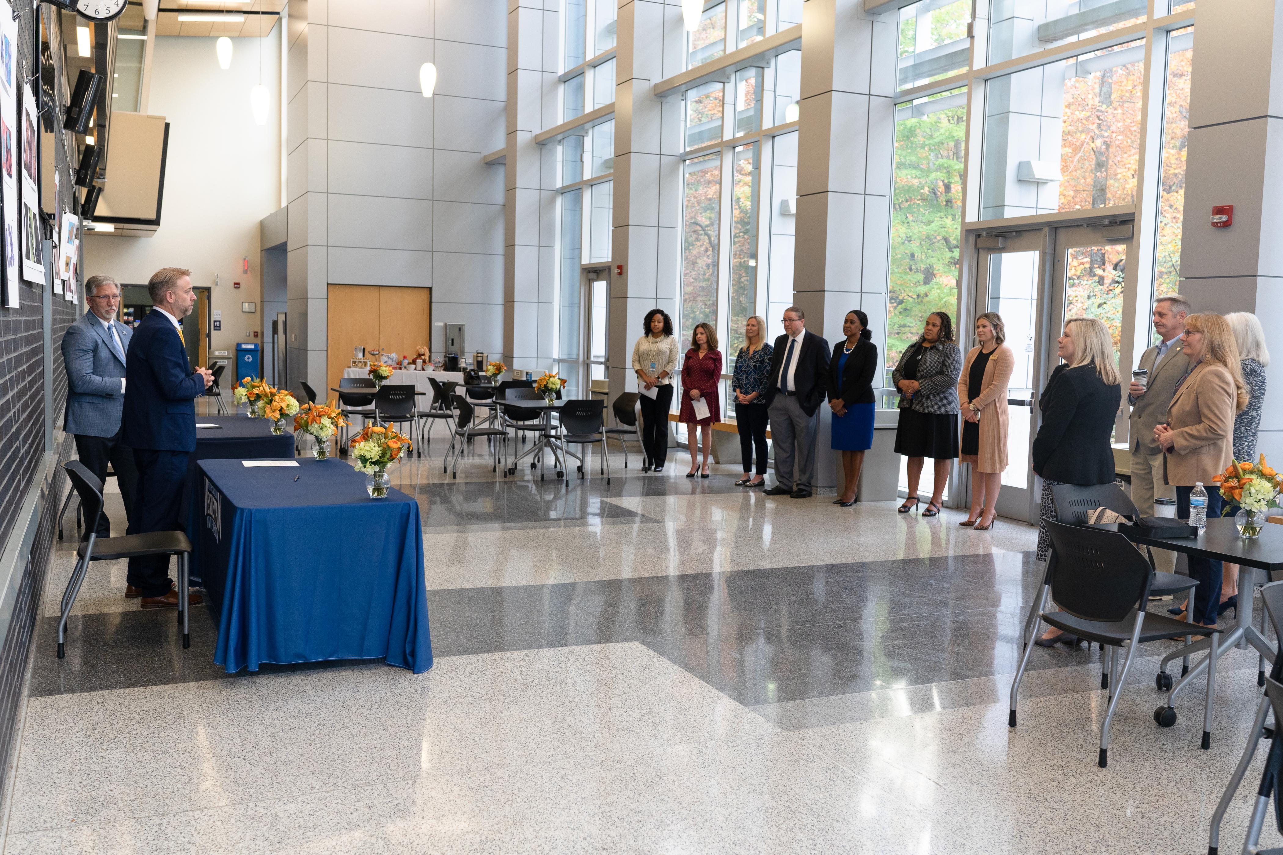 North Carolina Wesleyan University and Wake Technical Community College today expanded their relationship by signing an education partnership agreement that supports undergraduate and graduate degree completion opportunities for Wake Tech employees.