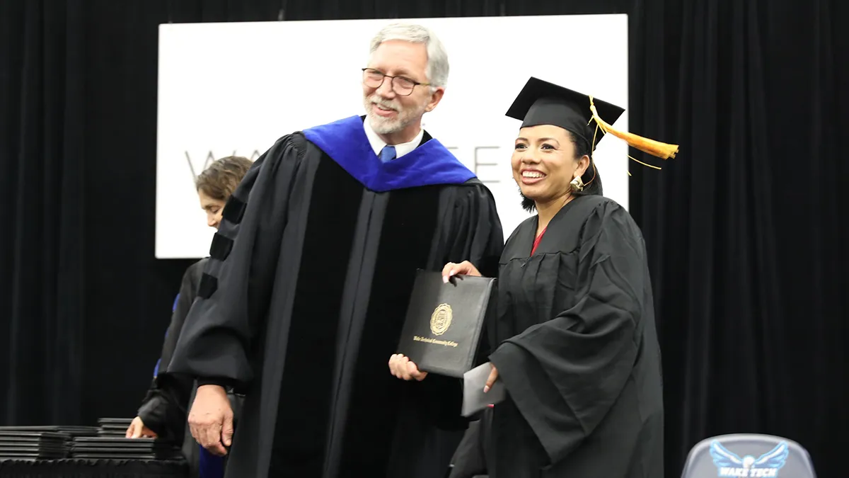 Wake Tech honored 165 students in the Adult High School, High School Equivalency Preparation and High School Equivalency for Seasonal Workers programs during a special graduation ceremony.