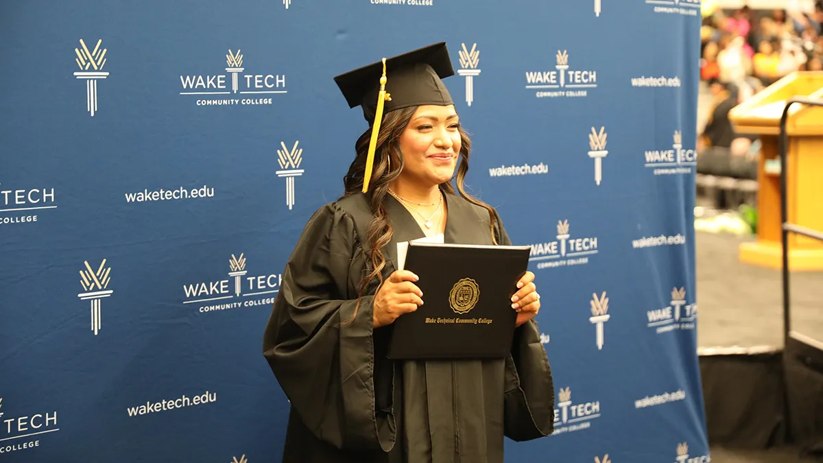 Wake Tech honored 165 students in the Adult High School, High School Equivalency Preparation and High School Equivalency for Seasonal Workers programs during a special graduation ceremony.