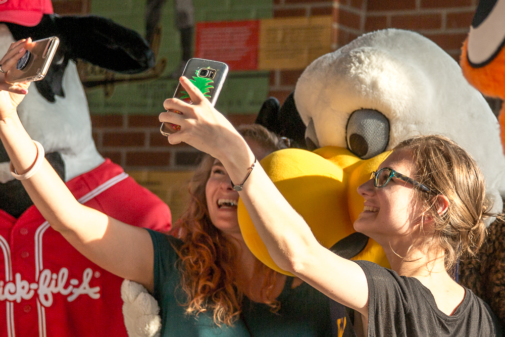 Spectators then got the chance to meet their favorite mascots as Talon met with several hundred parents and kids.