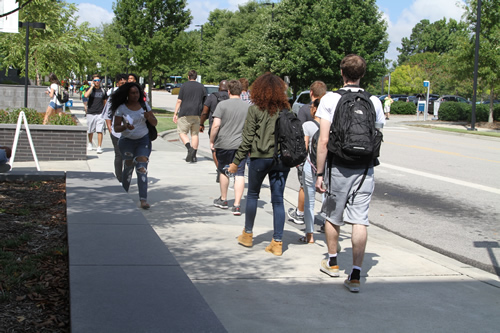 New and returning students at the Northern Wake Campus