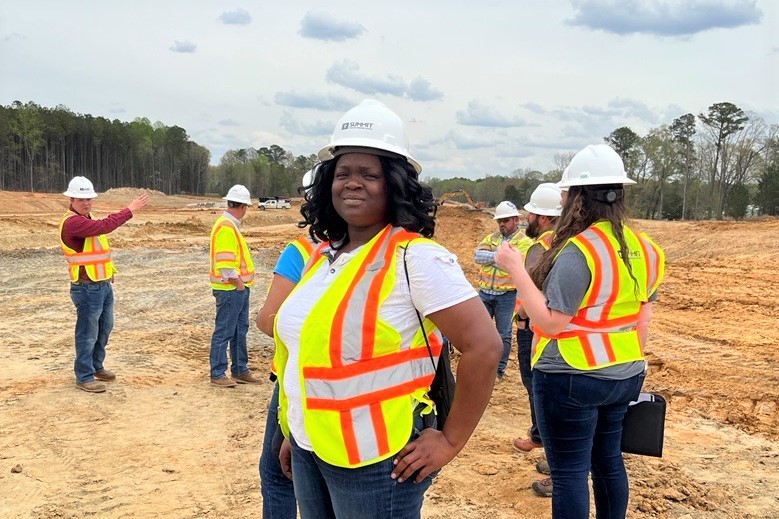 Students Learn about Career Opportunities in Road Construction
