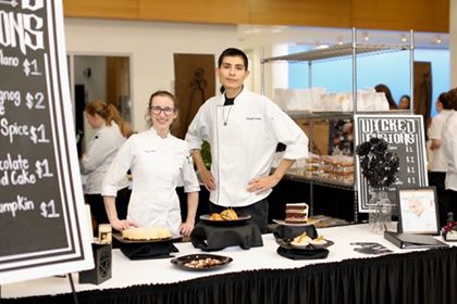 Students sell baked goods 