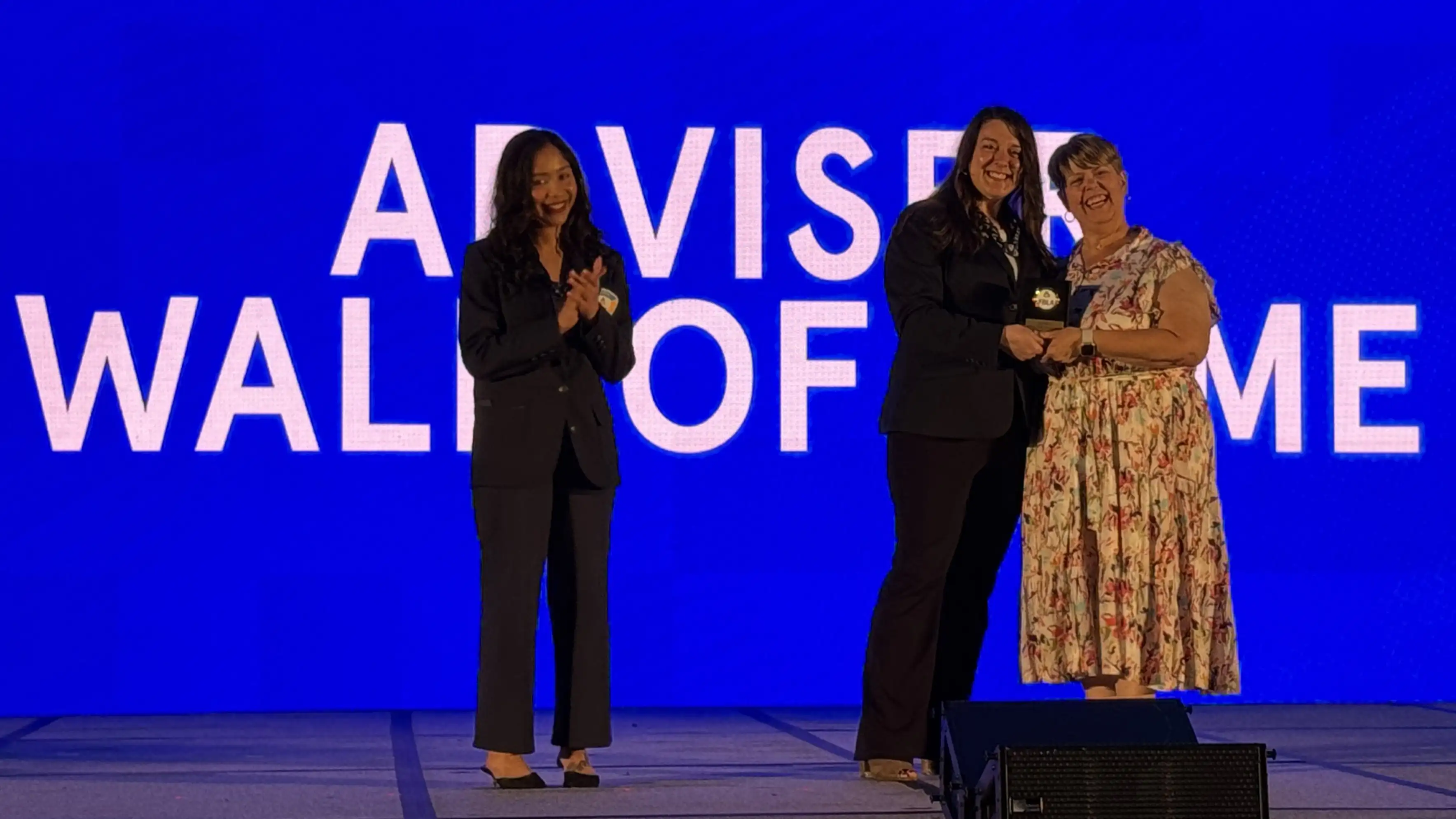 Wake Tech's Collegiate FBLA students celebrate winning awards at the annual National Leadership Conference.