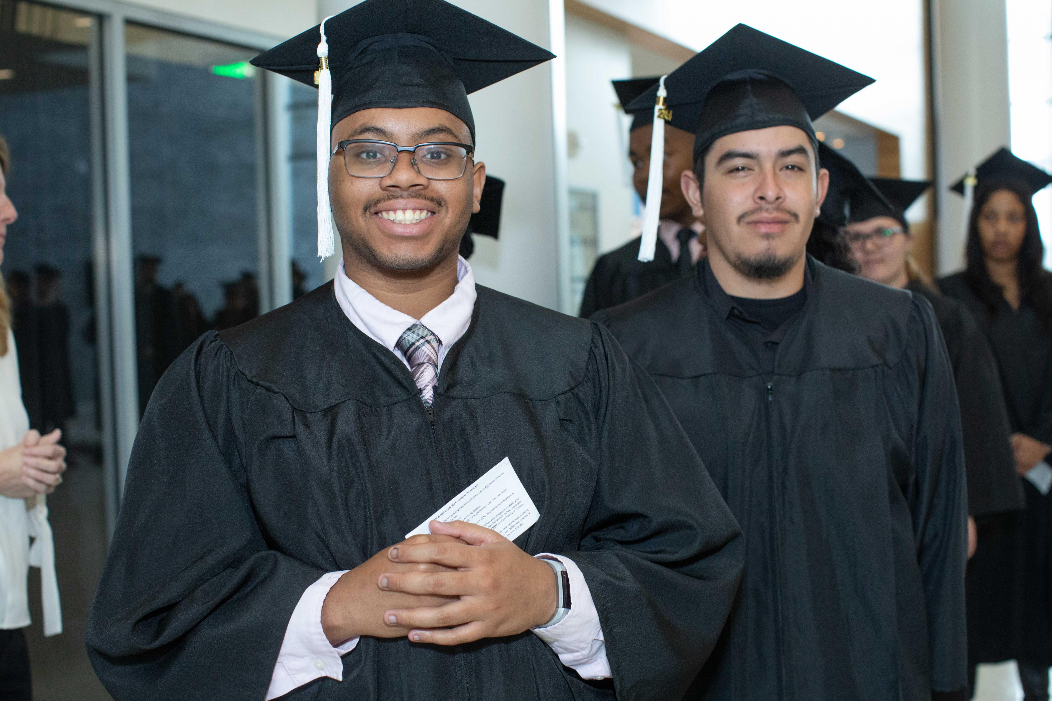Students celebrating success