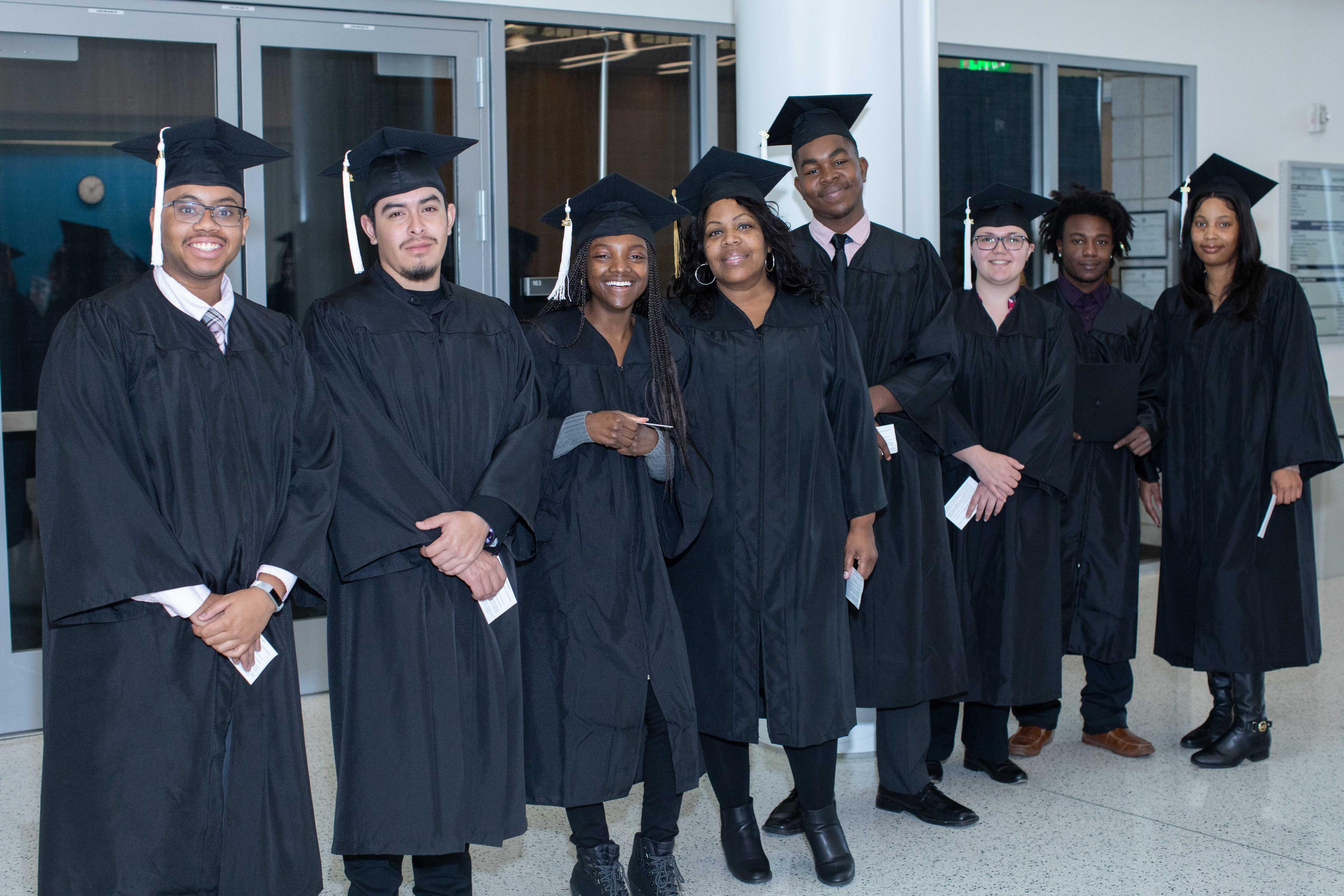 Waiting to graduate