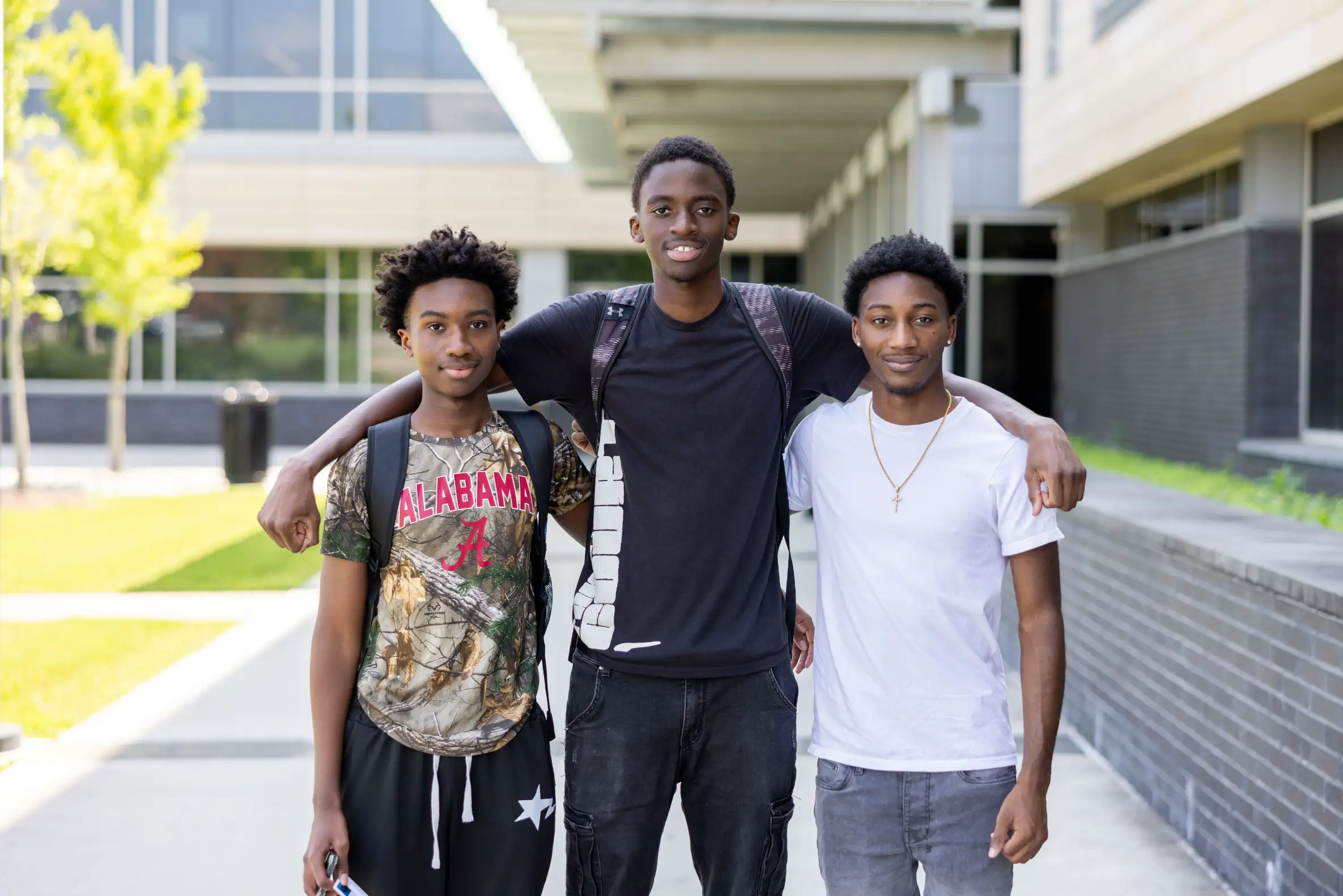 Wake Tech students gather on first day of 2024-25 academic year.