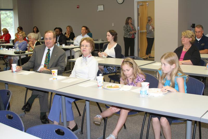 Former Wake Tech president Dr. Howell and family