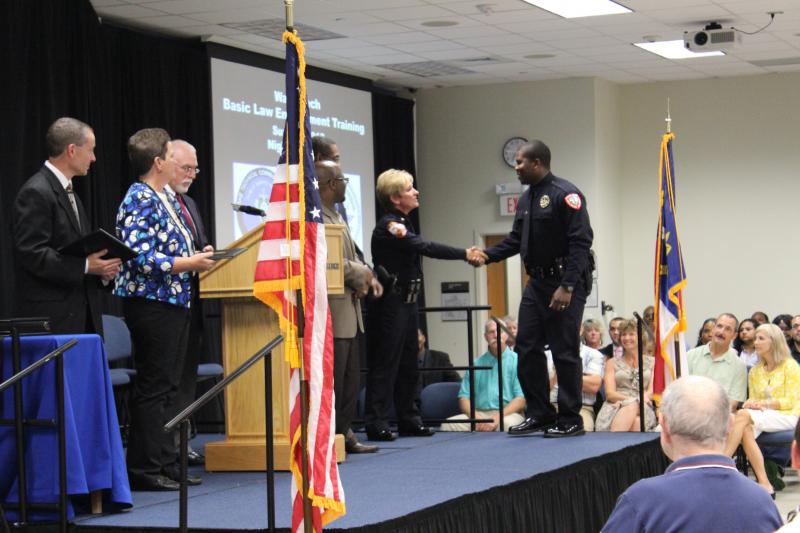 Wake Tech Law Enforcement Graduates Honored