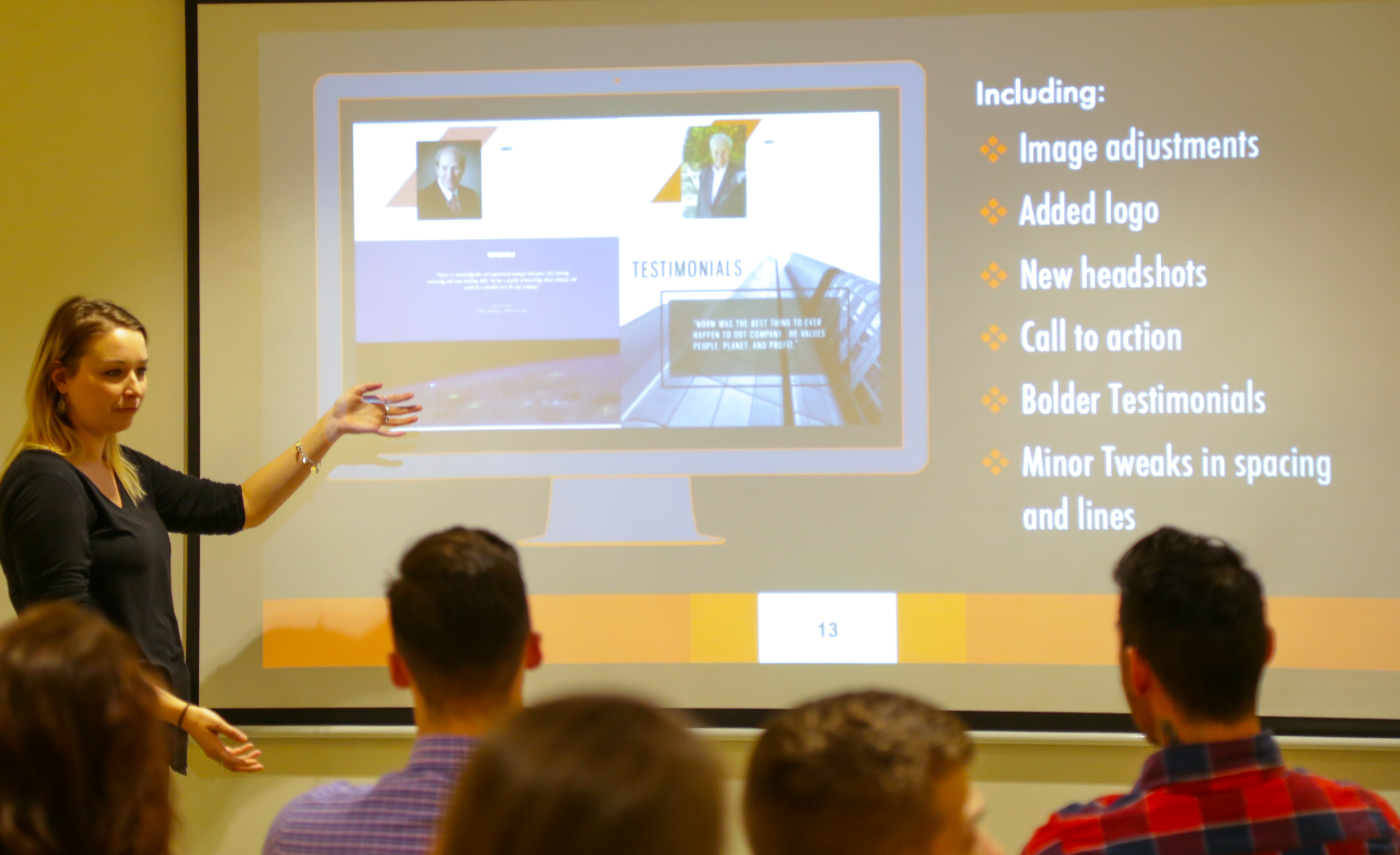 Graphic Design Students Pitch Branding Concepts to Real-Life Business Clients