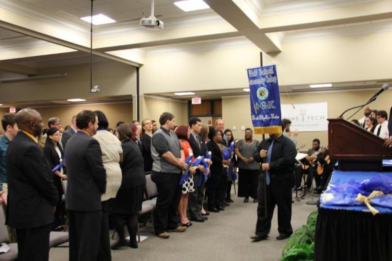 Students Inducted into PTK Honor Society