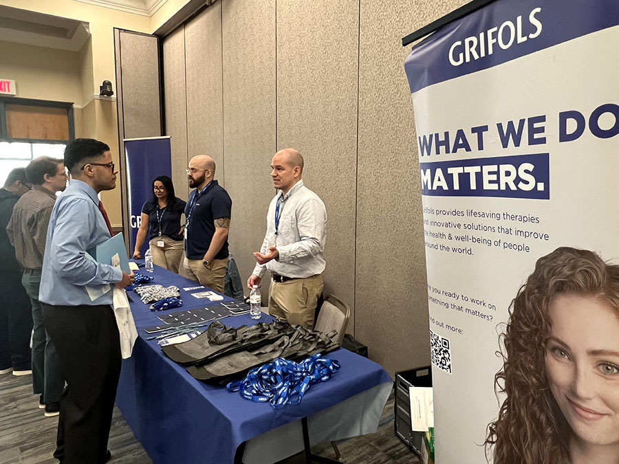 Biotech Students Connect with Employers at Career Fair
