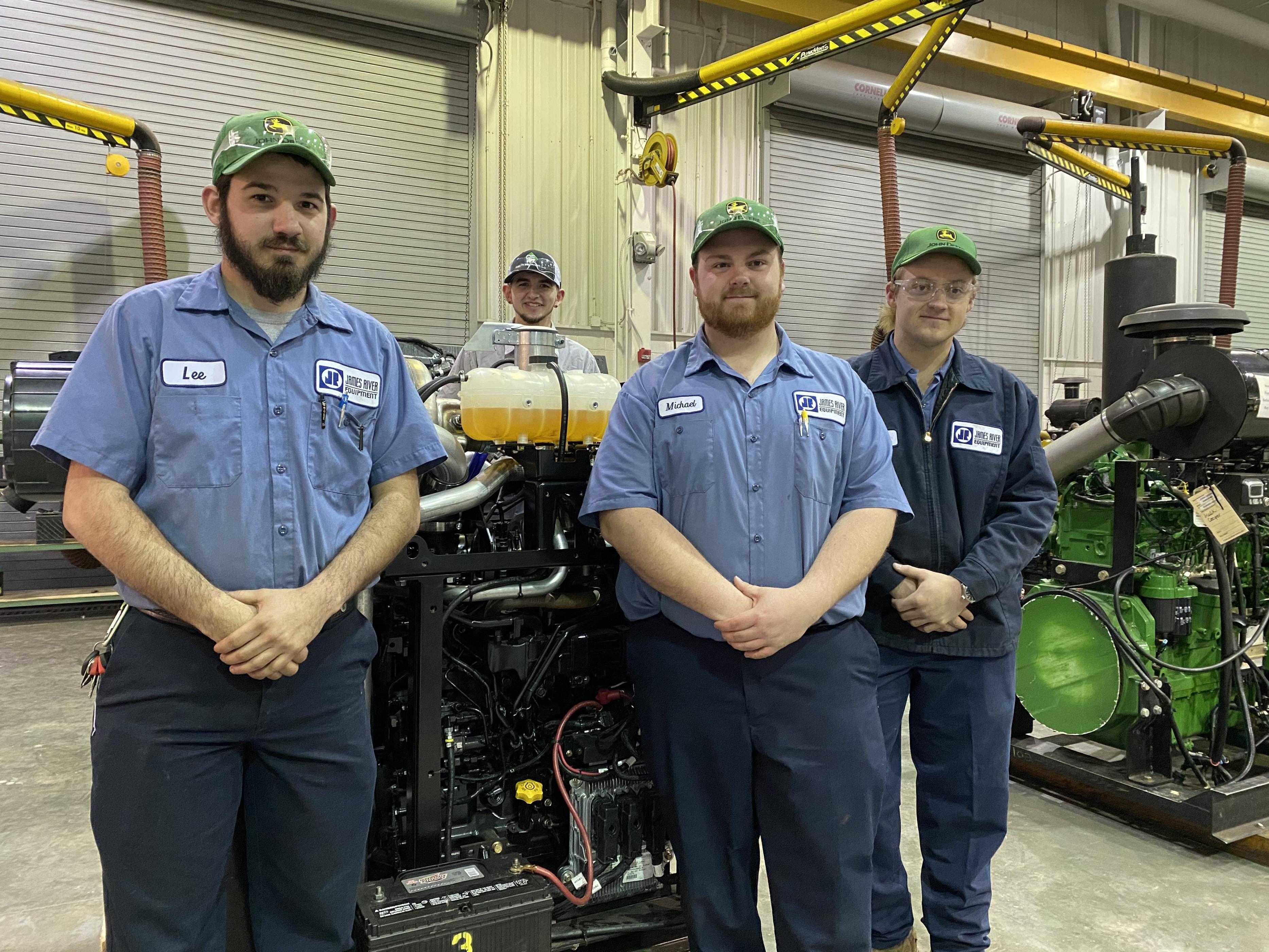 Ag Tech students show off heavy equipment 