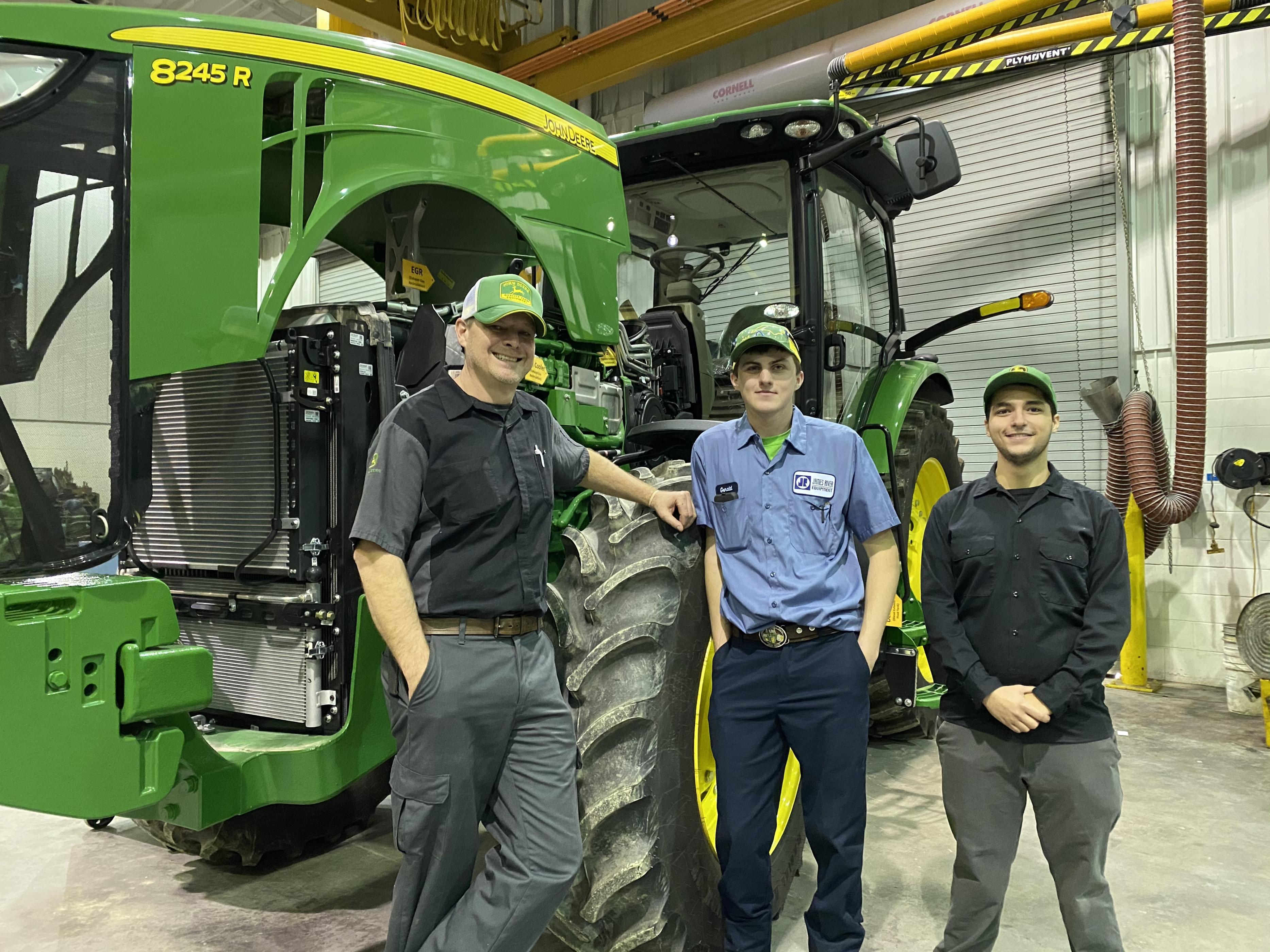 Ag Tech students show off heavy equipment 