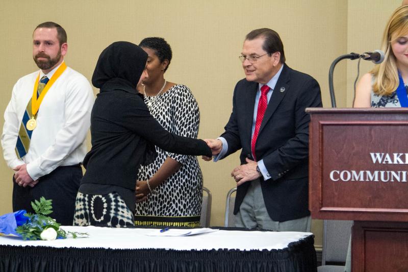 Students Inducted into PTK Honor Society