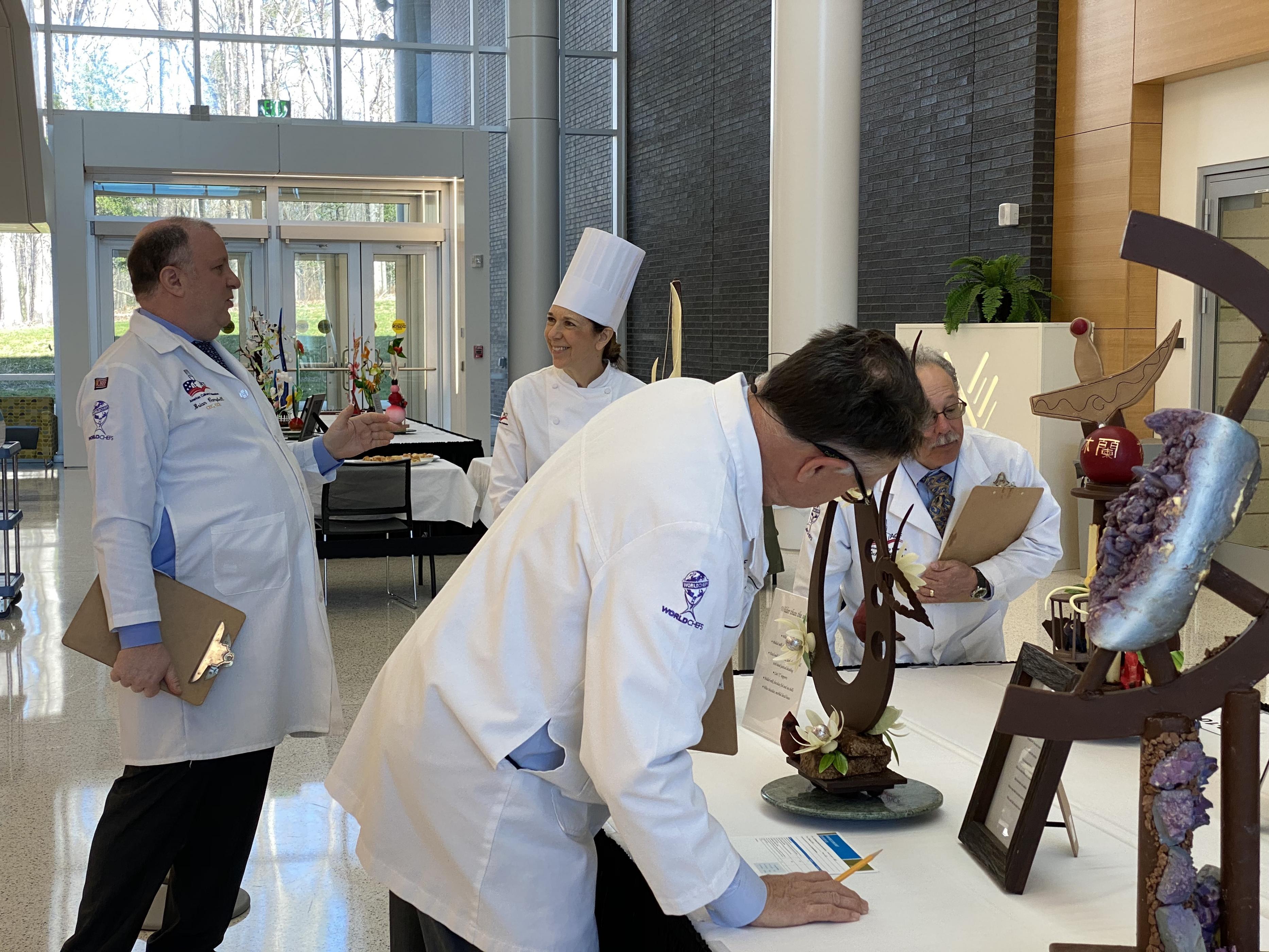 Wake Tech Hosts Premiere Culinary Competition - judging 