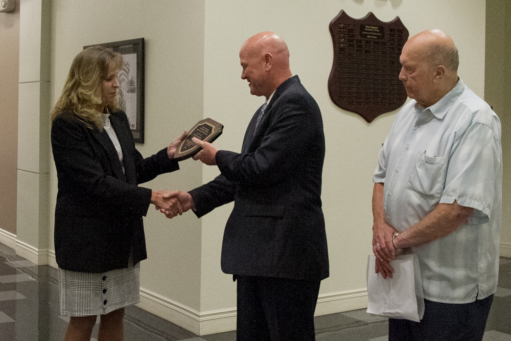Judge Paul Gessner Inducted into Wall of Fame at Wake Tech