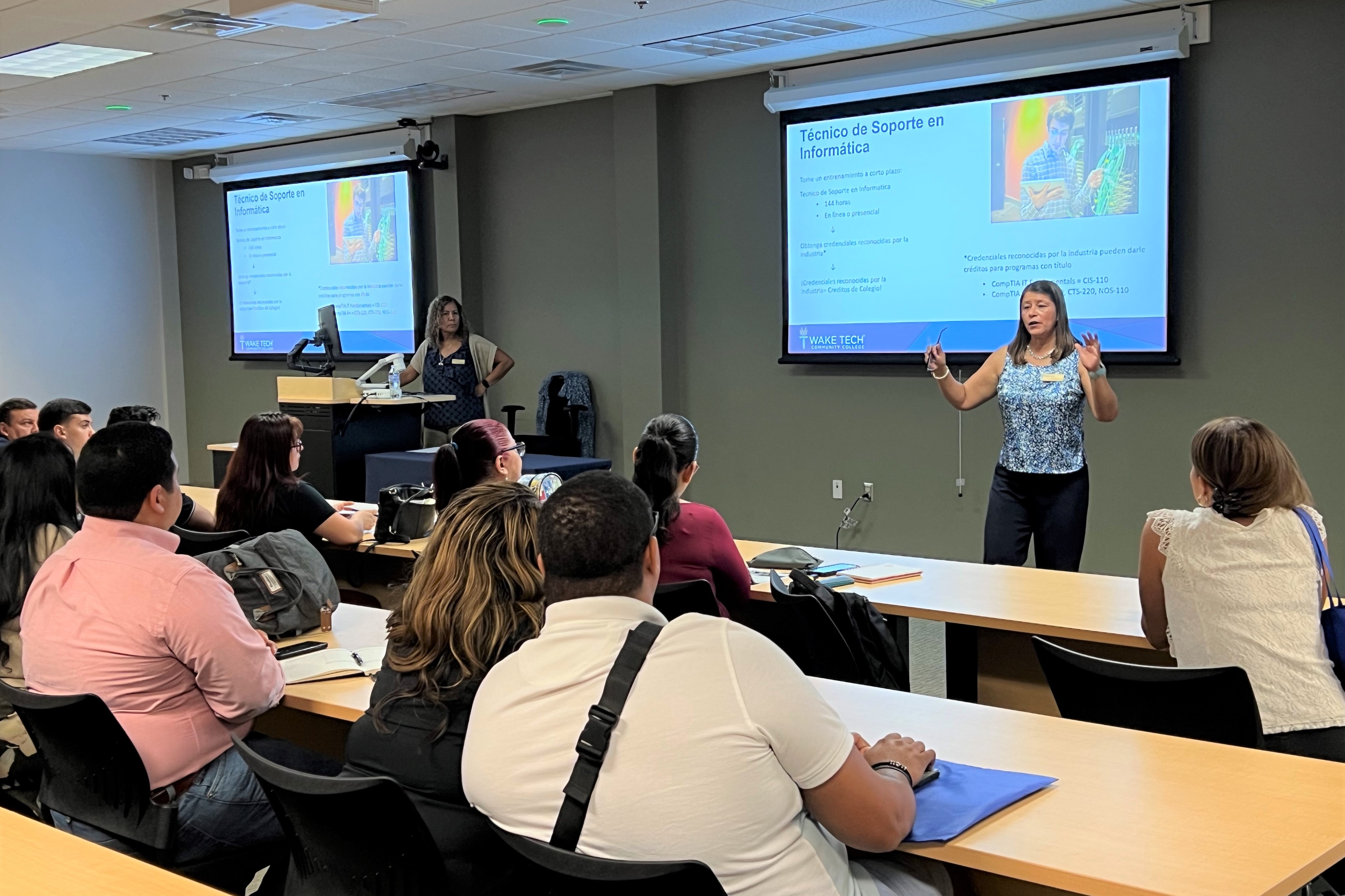 Workforce Continuing Education Open House in Spanish Draws a Crowd