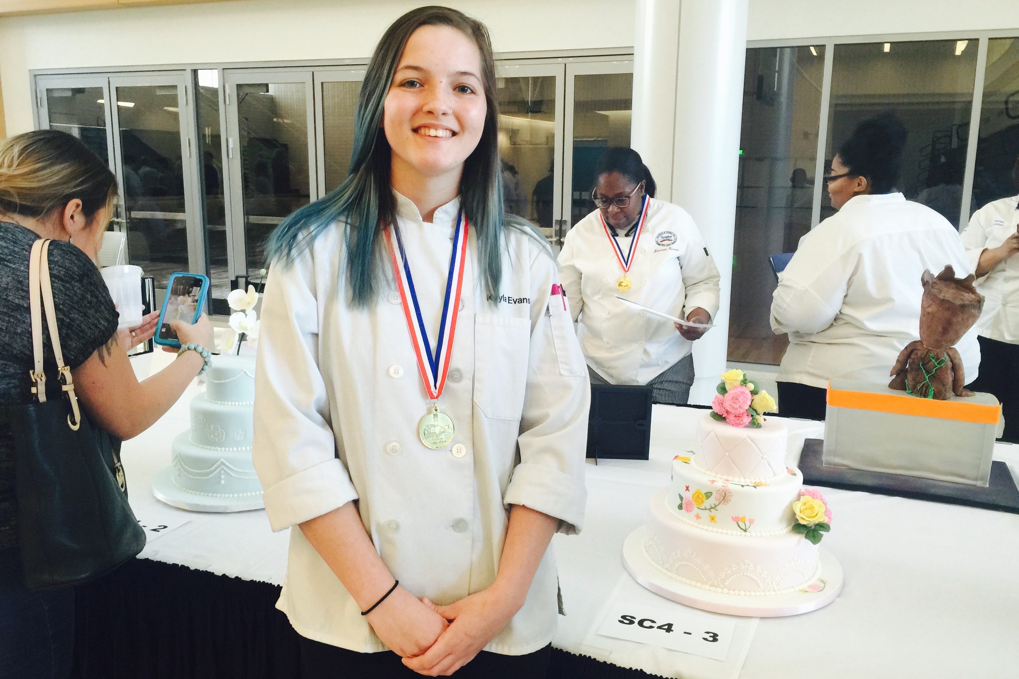 Kayla Evans, Wake Tech Student 