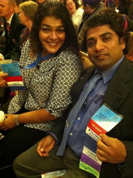 Kumar Chandreskaran and Marcia Tadrosse