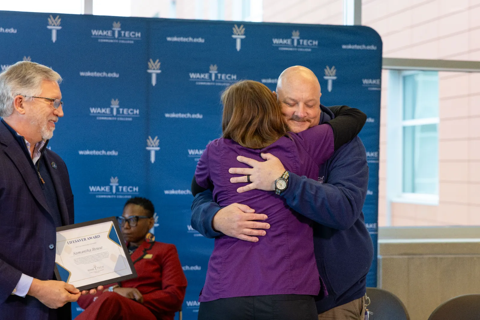 Wake Tech Honors Quick-Thinking Students Who Helped Save a Life
