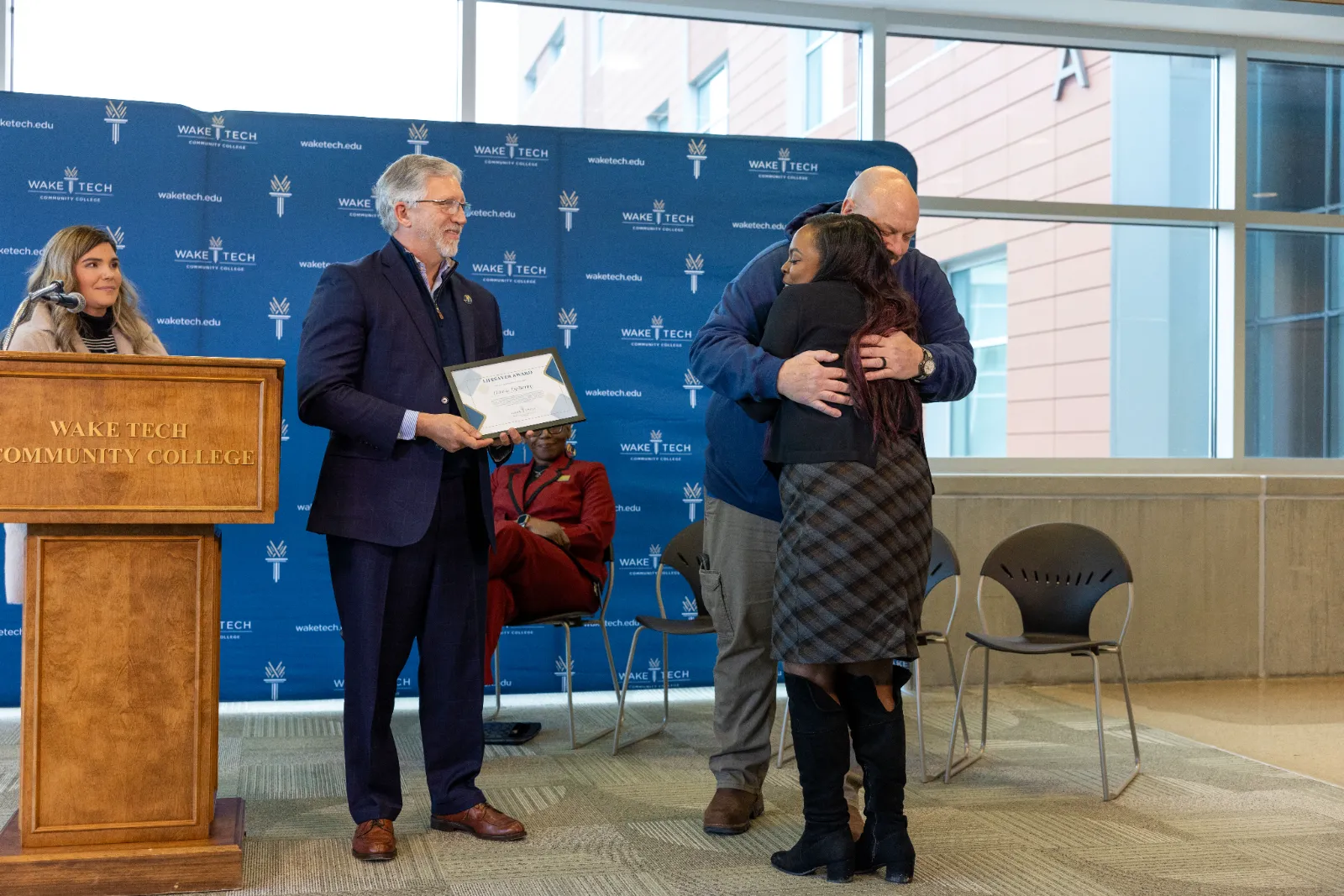 Wake Tech Honors Quick-Thinking Students Who Helped Save a Life