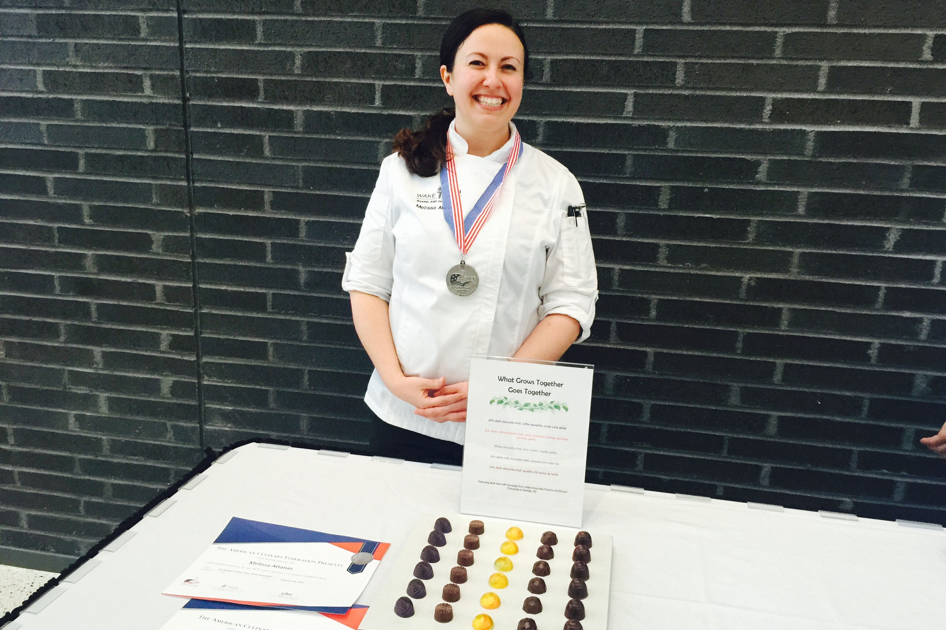 Chef Melissa Attanas, Wake Tech Baking and Pastry Arts Instructor 