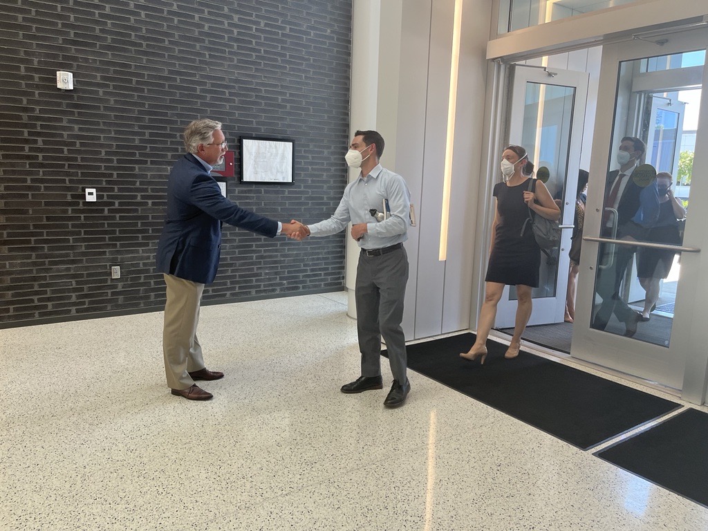 College Welcomes Guests from the White House