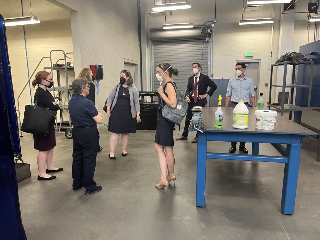 College Welcomes Guests from the White House