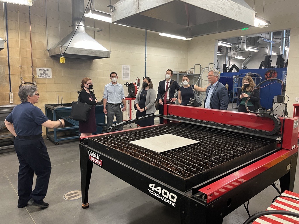 College Welcomes Guests from the White House
