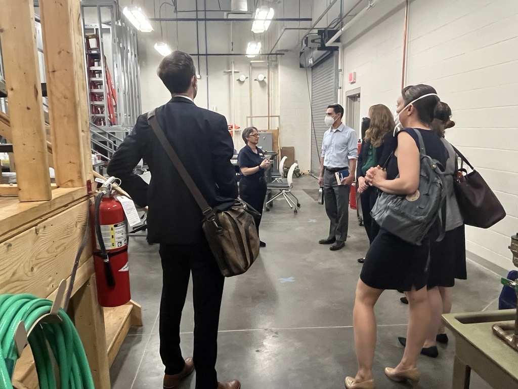 College Welcomes Guests from the White House