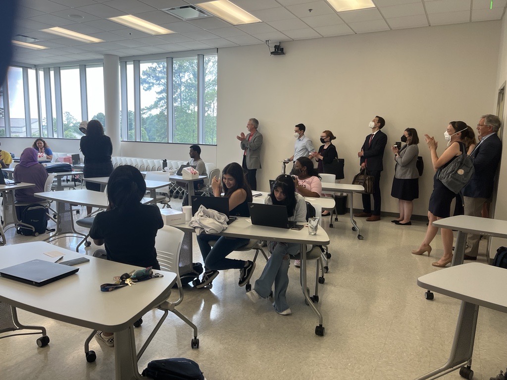 College Welcomes Guests from the White House
