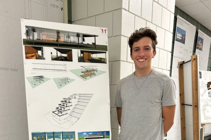 Michael Mileski, Wake Tech student 