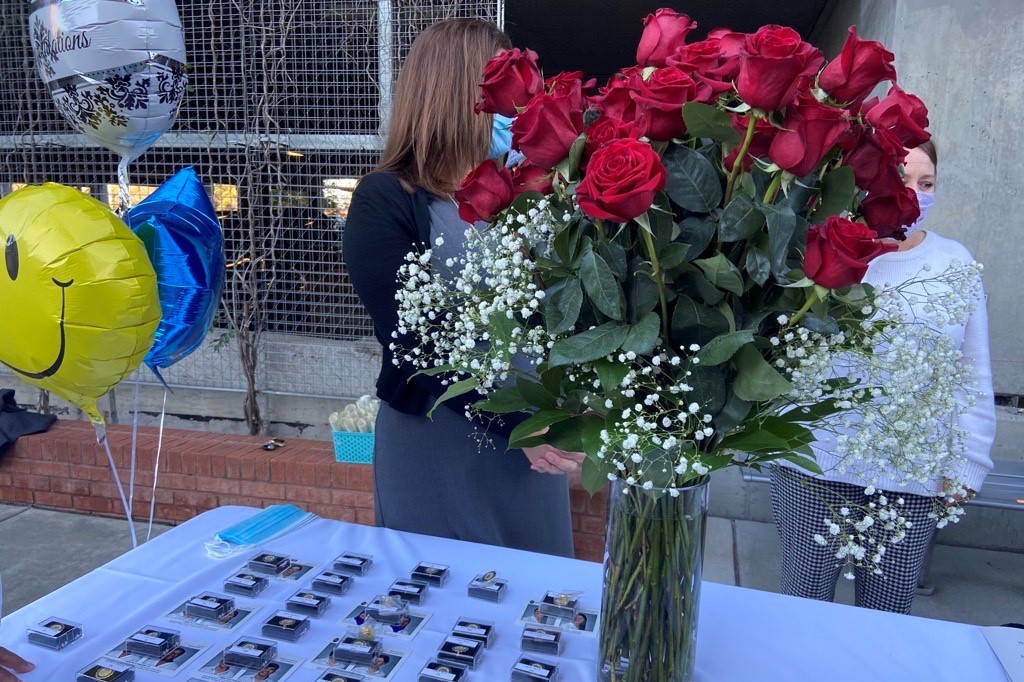 Wake Tech Hosts Curbside Pinning Ceremony for Nursing Graduates 
