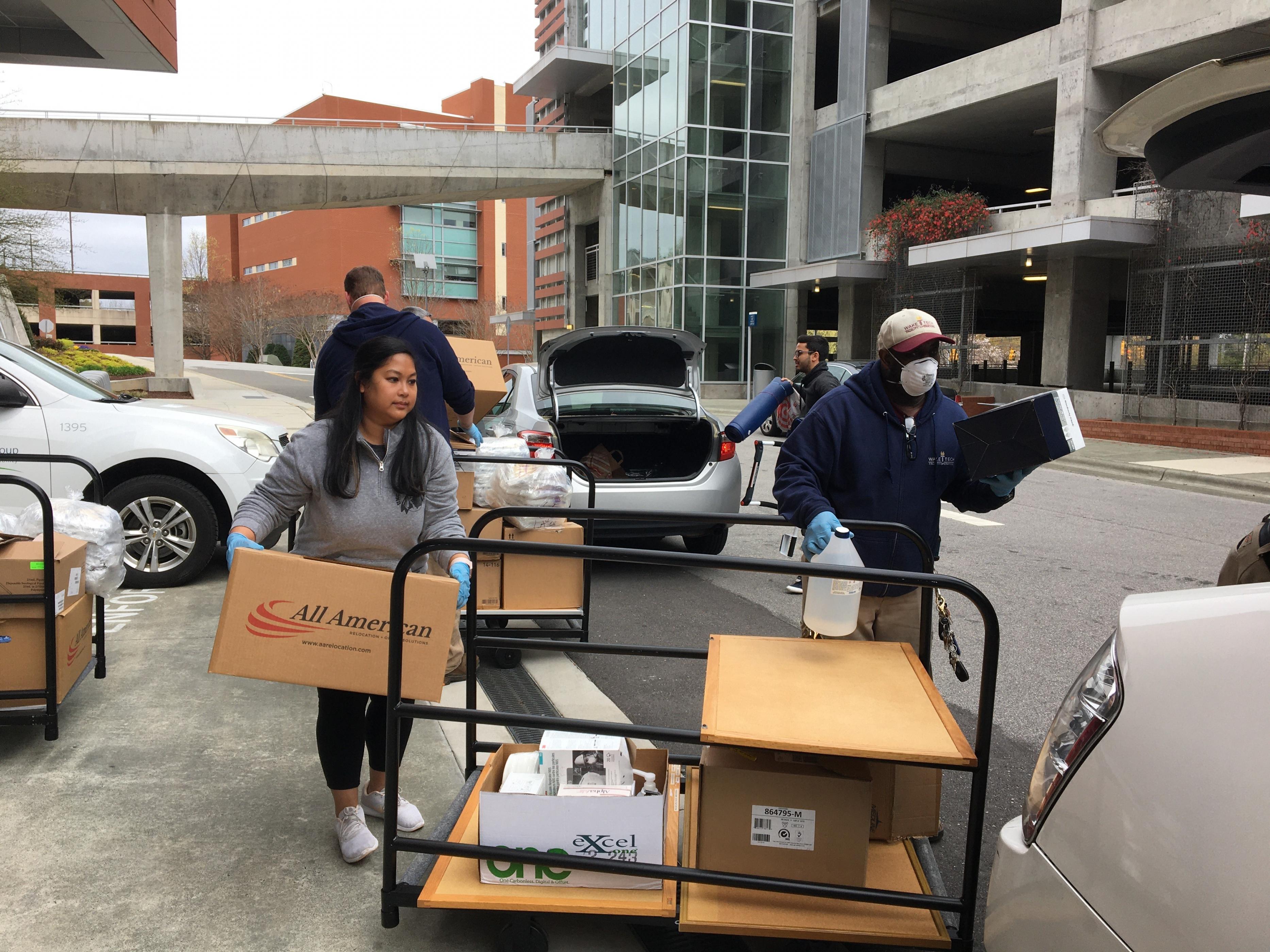 Wake Tech Donates Personal Protective Equipment to Local Hospitals