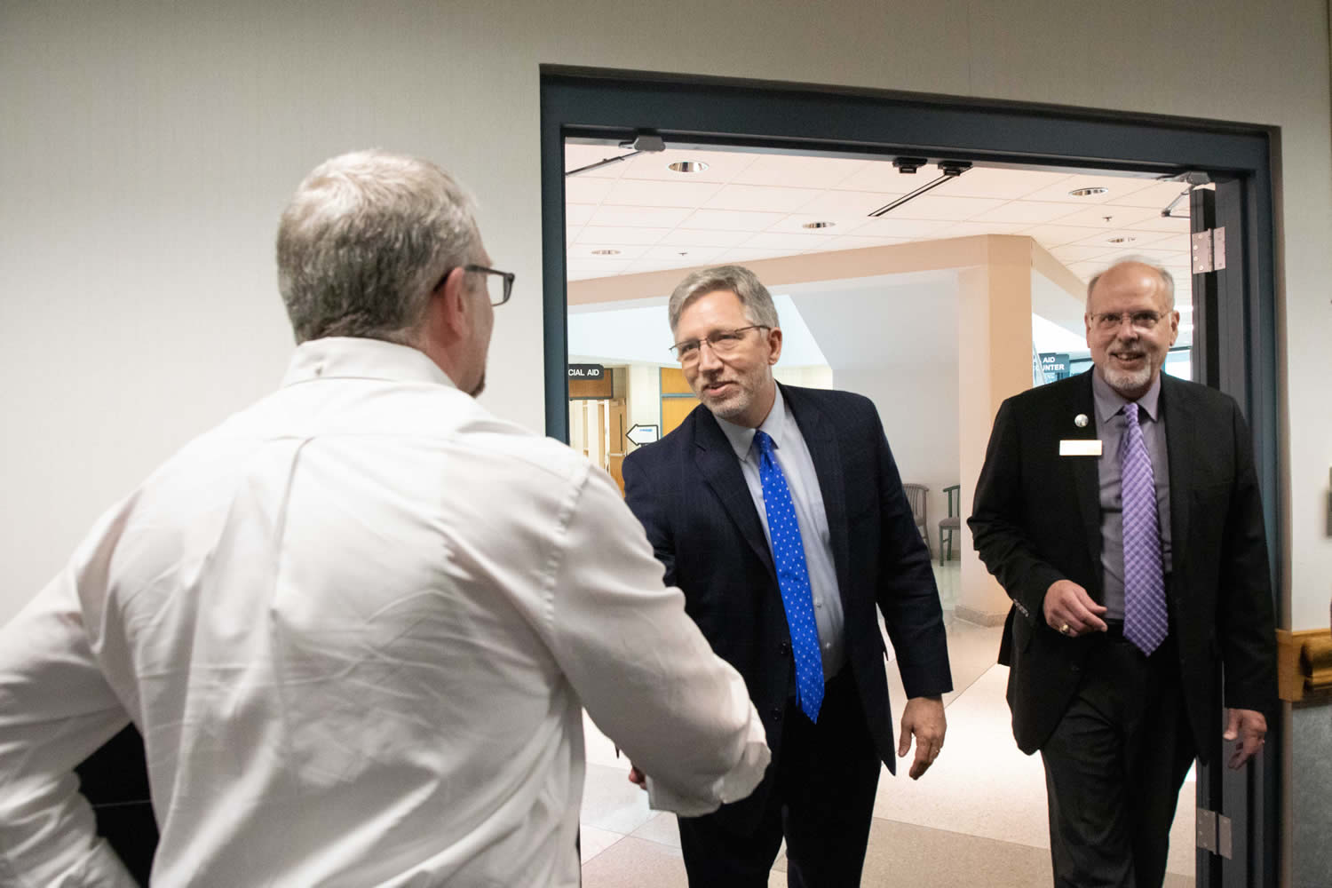 Incoming Wake Tech President Tours Southern Wake Campus