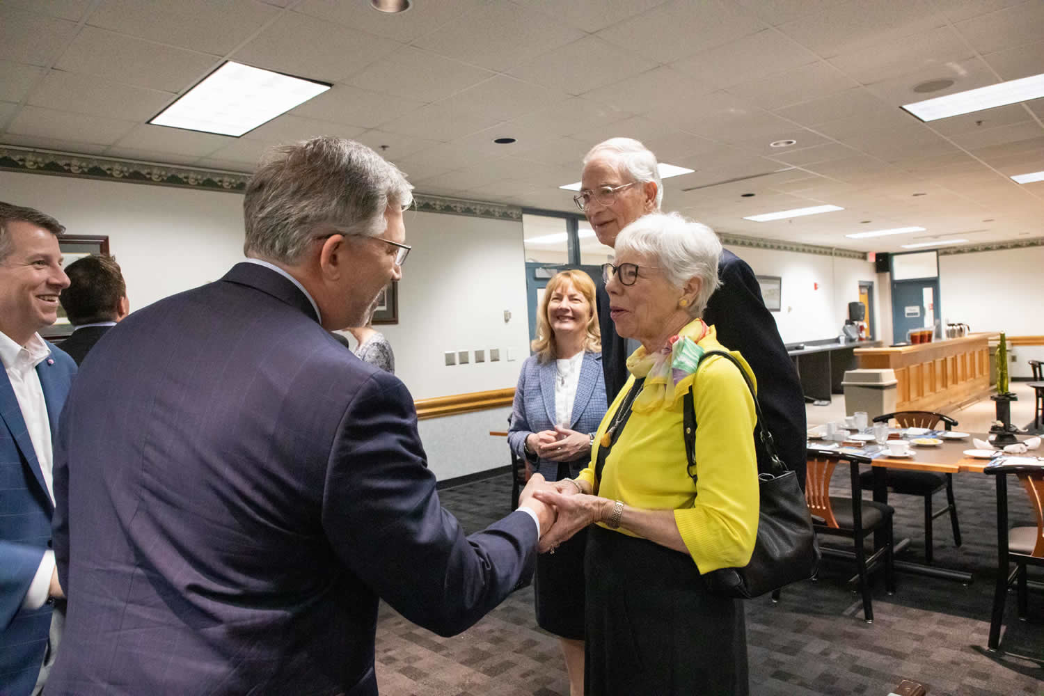 Incoming Wake Tech President Tours Southern Wake Campus